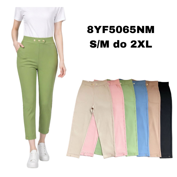 Spodnie damskie 7/8 Roz S/M-L/2XL , Mix Kolor Paczka 10 szt